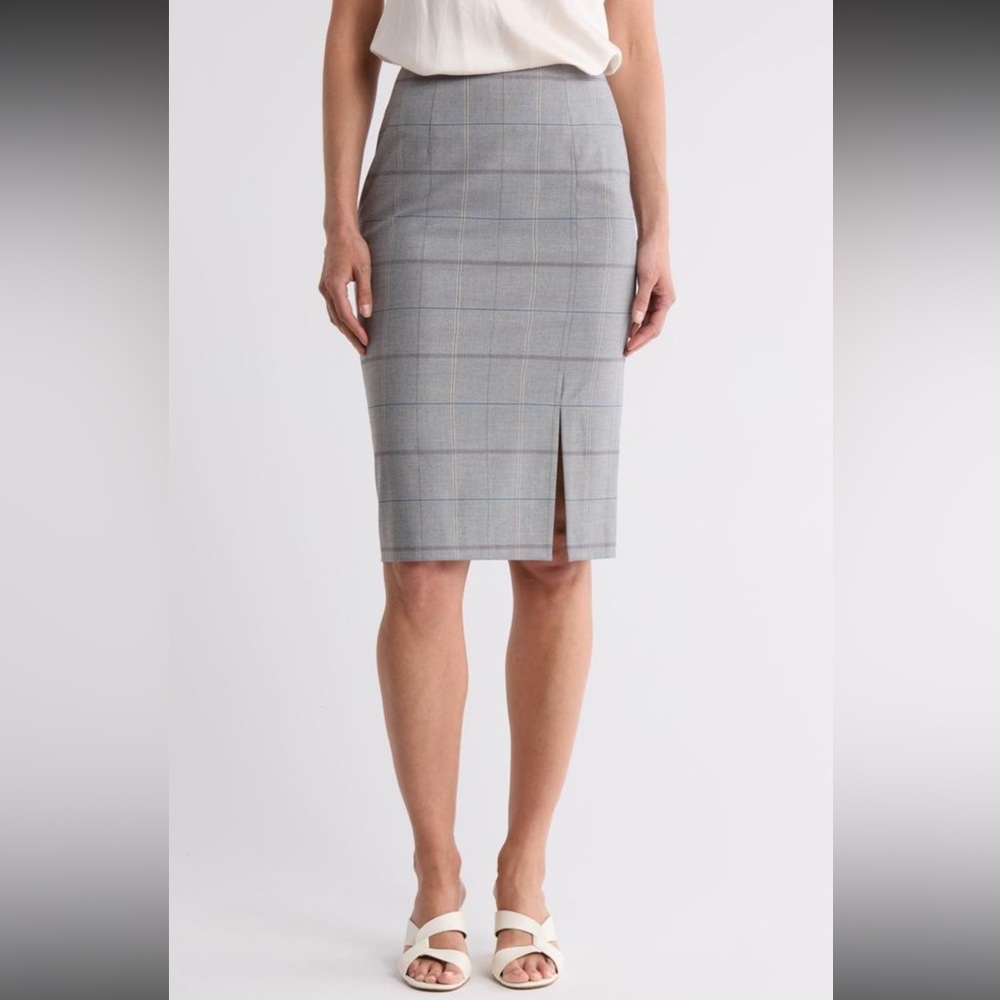 Boss Hugo Boss Vanchy Plaid Skirt